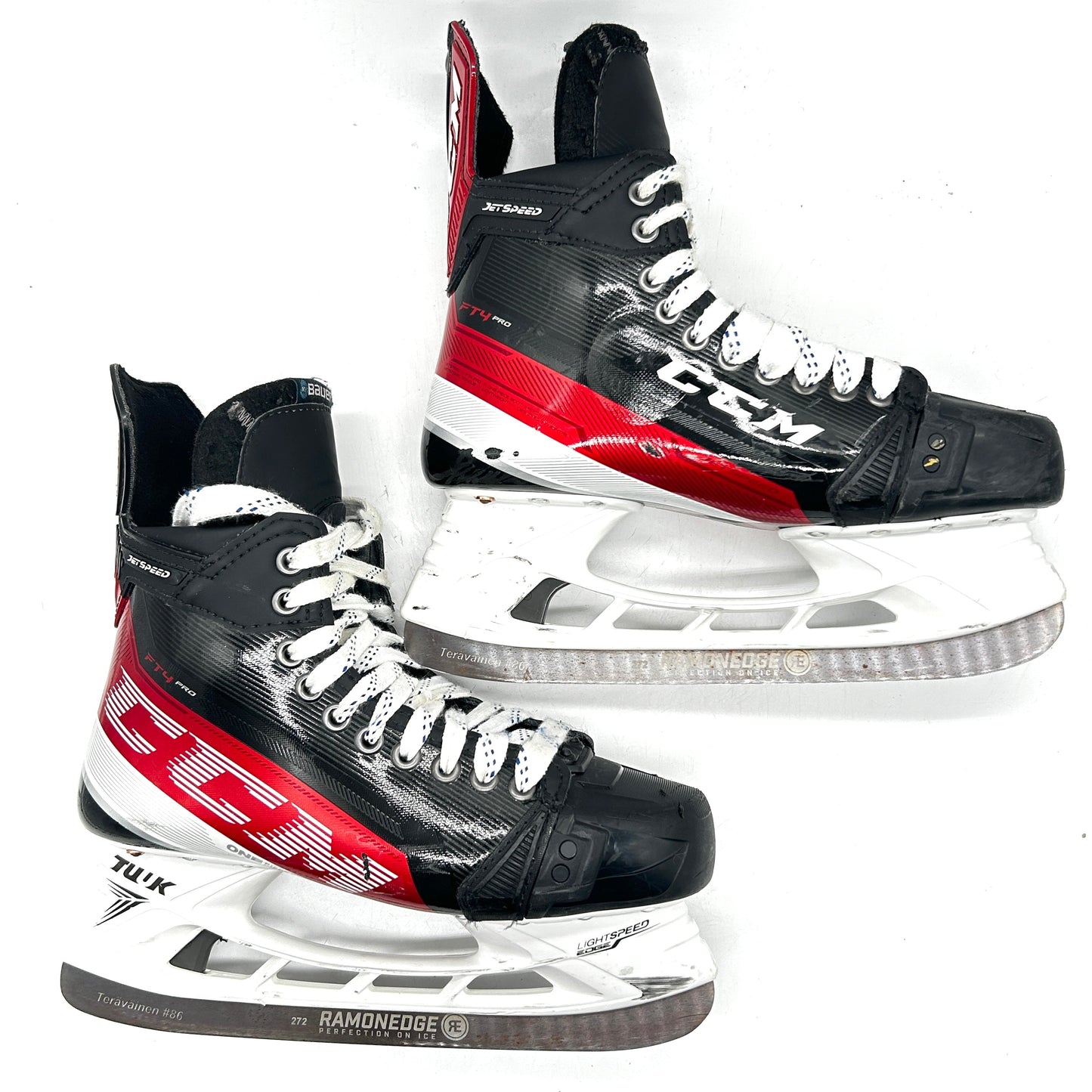 CCM Jetspeed FT4 Pro - Used NHL Pro Stock Skates - Teuvo Teräväinen - Size 7.5
