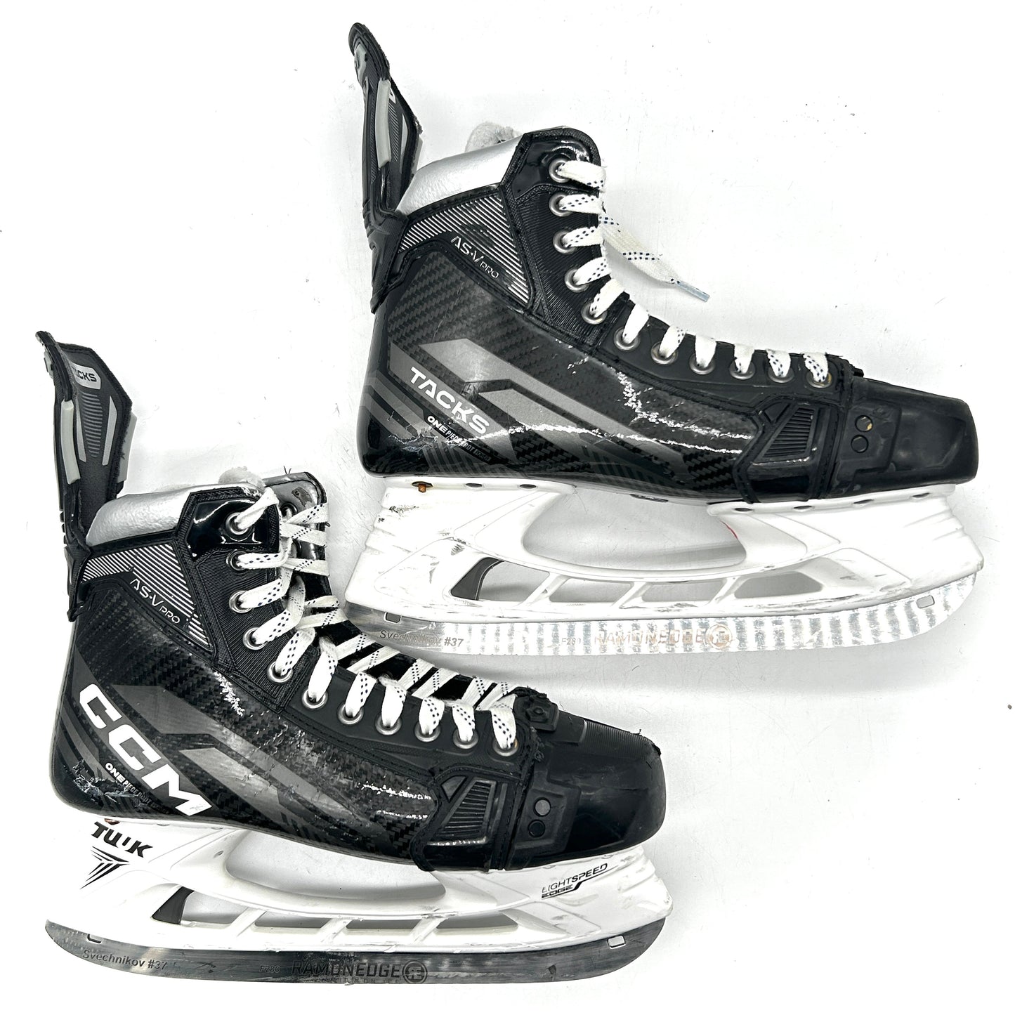 CCM Tacks AS-V Pro - Used NHL Pro Stock Skates - Eric Robinson - Size 8.5 #4