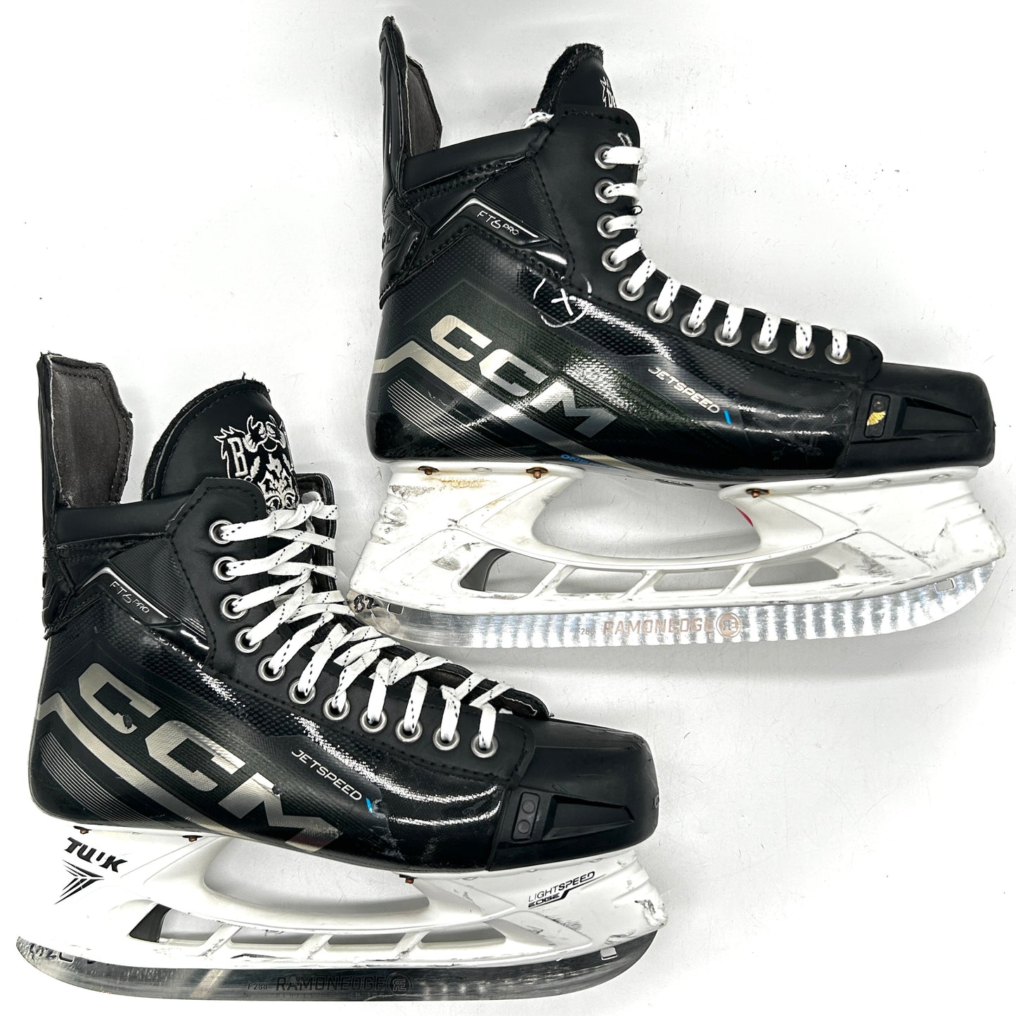 CCM Jetspeed FT6 Pro - Used NHL Pro Stock Skates - Brent Burns - Size 10
