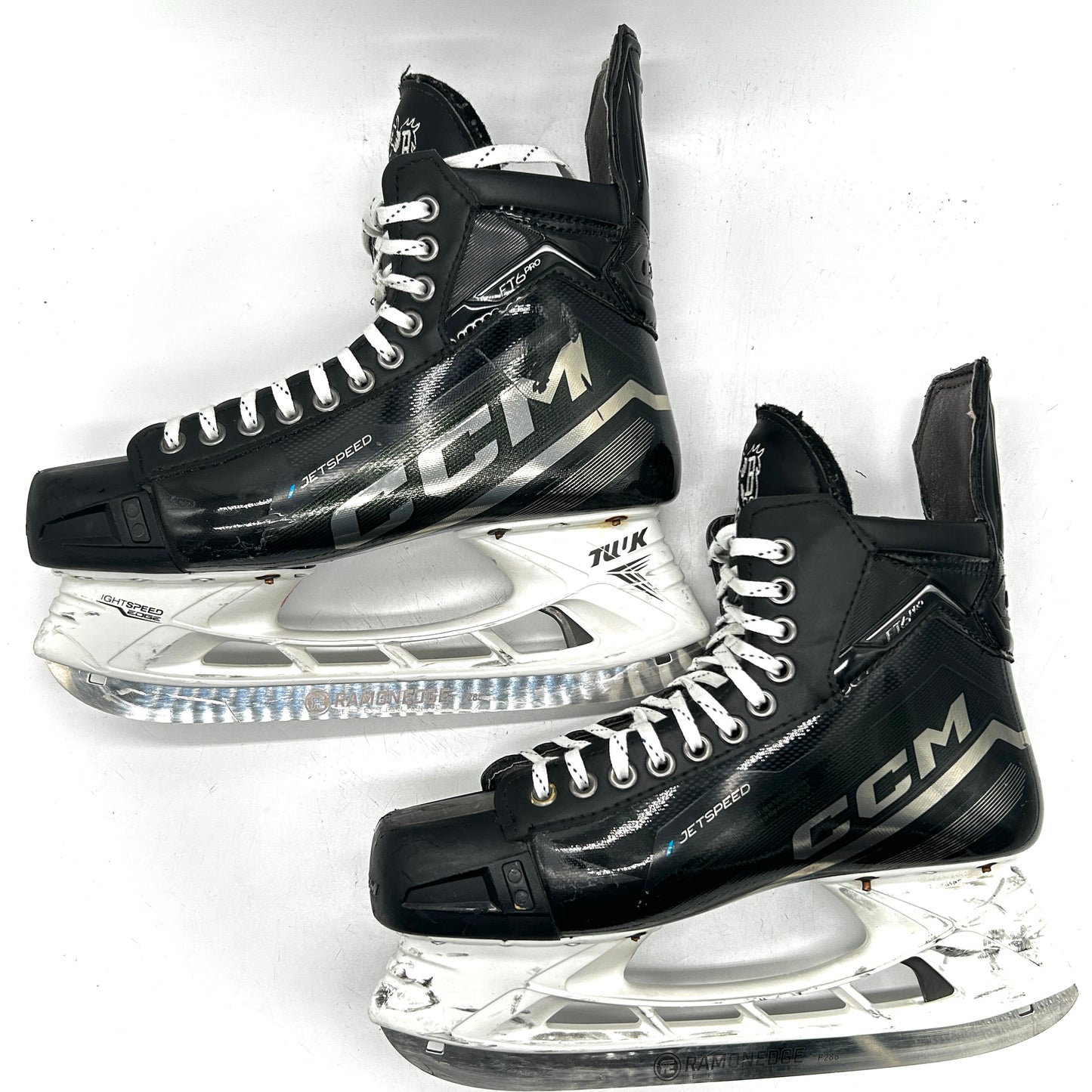 CCM Jetspeed FT6 Pro - Used NHL Pro Stock Skates - Brent Burns - Size 10