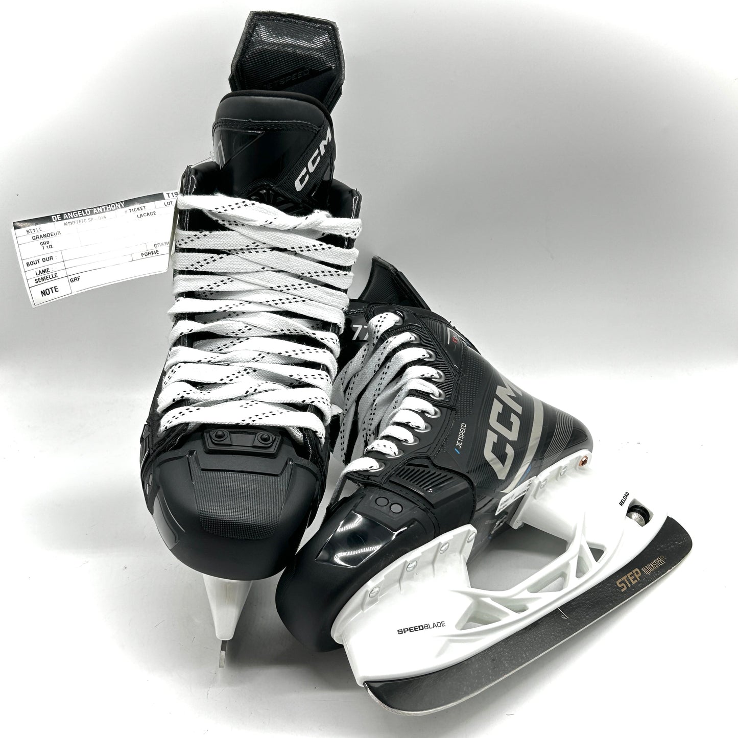 CCM Jetspeed FT6 Pro - NHL Pro Stock Skates - Tony De Angelo - Size 7.5