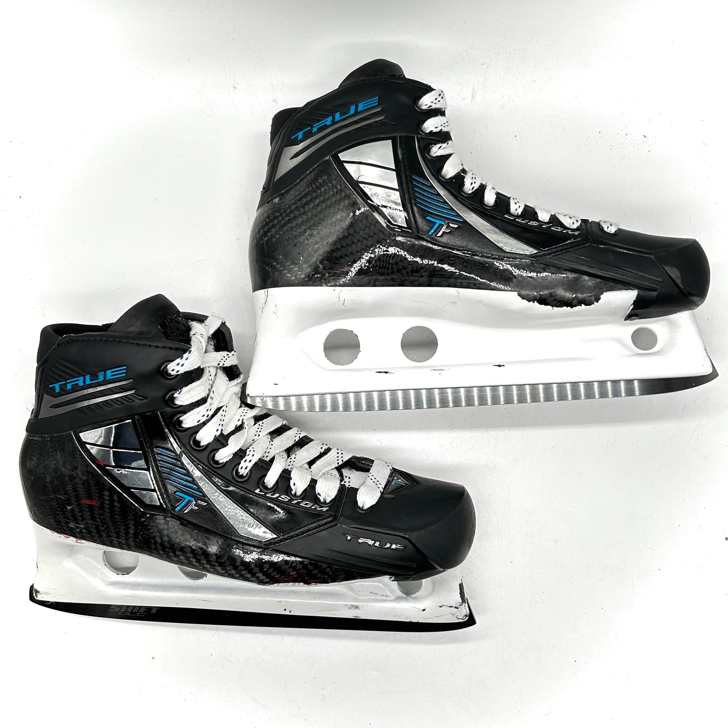 TRUE Pro Custom - Used NHL Pro Stock Goalie Skates - Freddie Anderson - Size 9.5