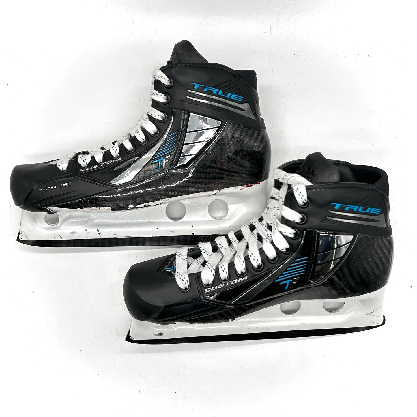 TRUE Pro Custom - Used NHL Pro Stock Goalie Skates - Freddie Anderson - Size 9.5