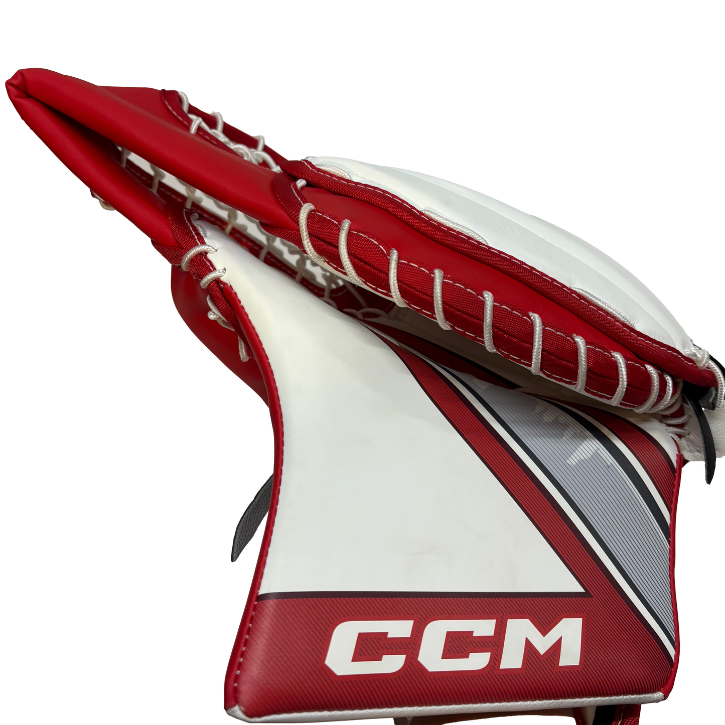 CCM Extreme Flex 6 - New Pro Stock Goalie Glove (White/Red)