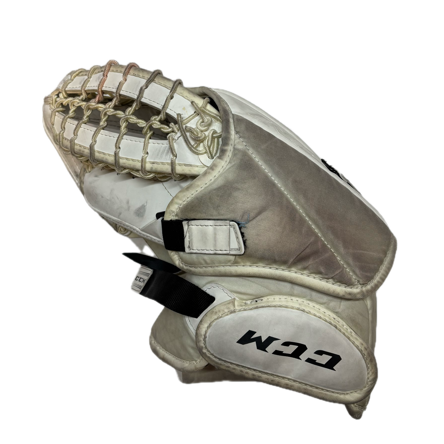 CCM Extreme Flex 5.5 - Used Full Right Junior Goalie Glove (White)