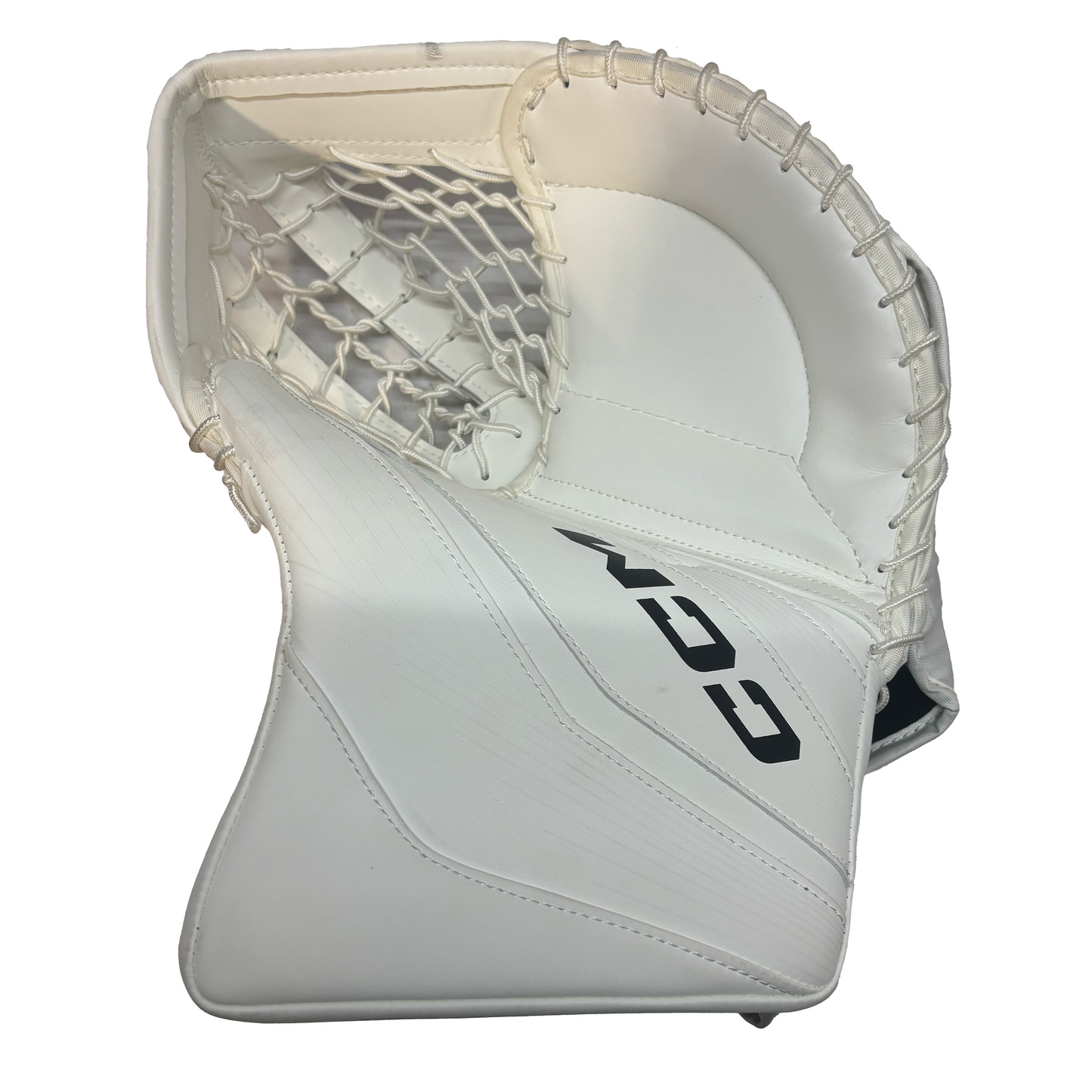 CCM Extreme Flex 6.5 - New Goalie Trapper - Senior (White)
