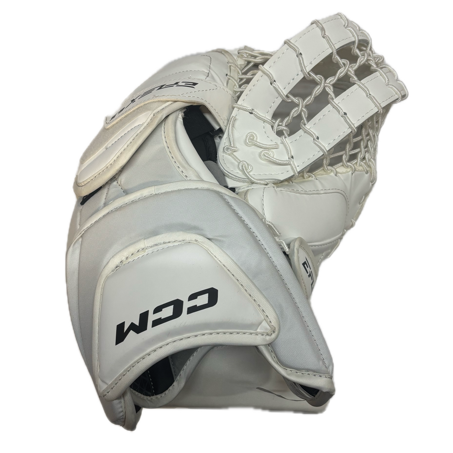 CCM Extreme Flex 6.5 - New Goalie Trapper - Senior (White)