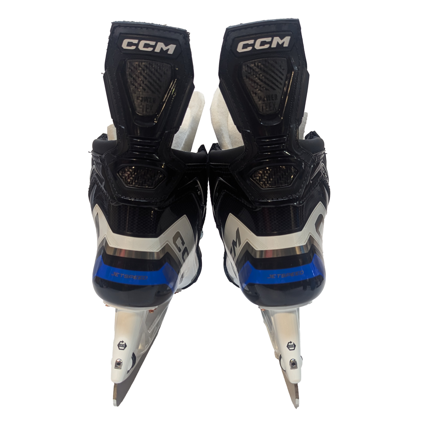 CCM Jetspeed FT6 Pro - Pro Stock Hockey Skates - Size 7R (Blue/White)