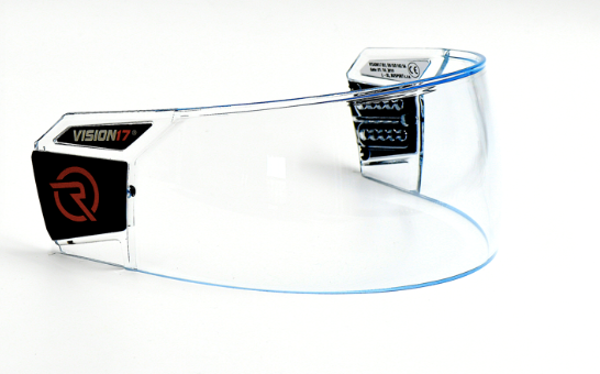 Ronin Hiro 3 - New Clear Straight Cut Hockey Visor *Without Hardware*