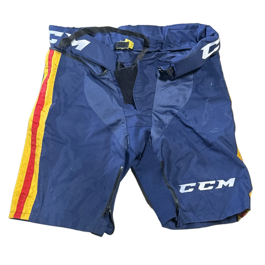 CCM PPPTKCV2 - Used Pro Stock Pant Shell (Navy/Yellow/Red)